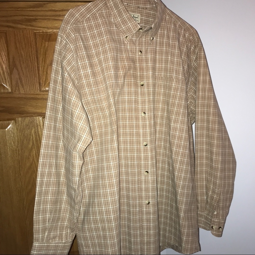 Ll bean plaid shirt